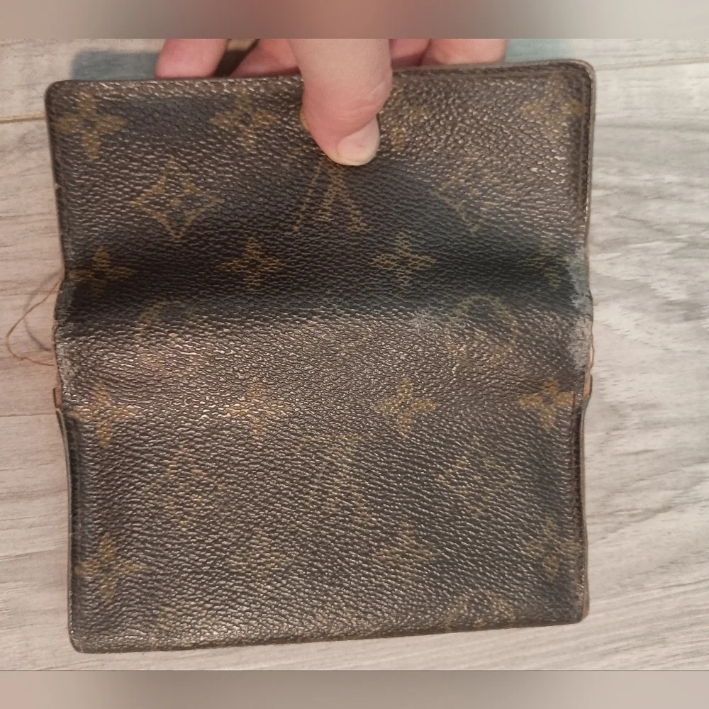 Authentic Louis Vuitton Monogram Canvas Wallet - Brown
